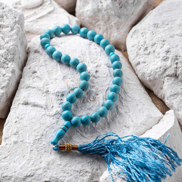 Feroza Stone Tasbih, 33 Beads