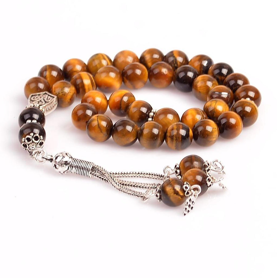 Tiger Stone Tasbih, 33 Beads (10 mm)